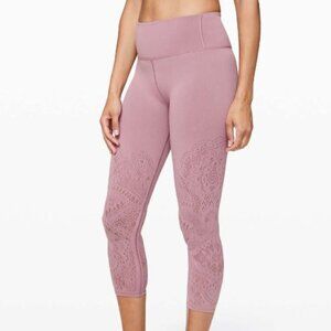 Lululemon Reveal Crop *Zen Expression